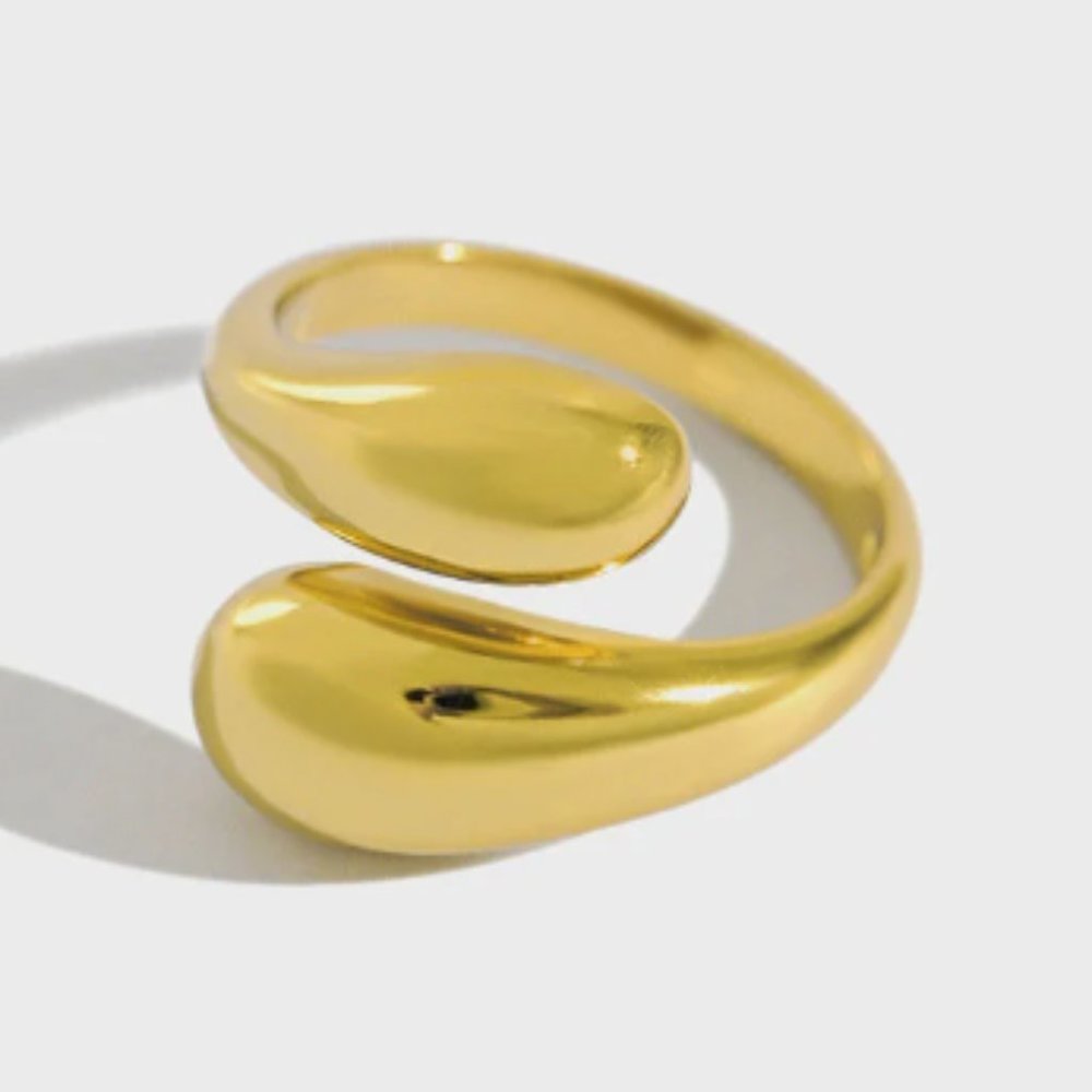 18K Gold Minimalist Ring